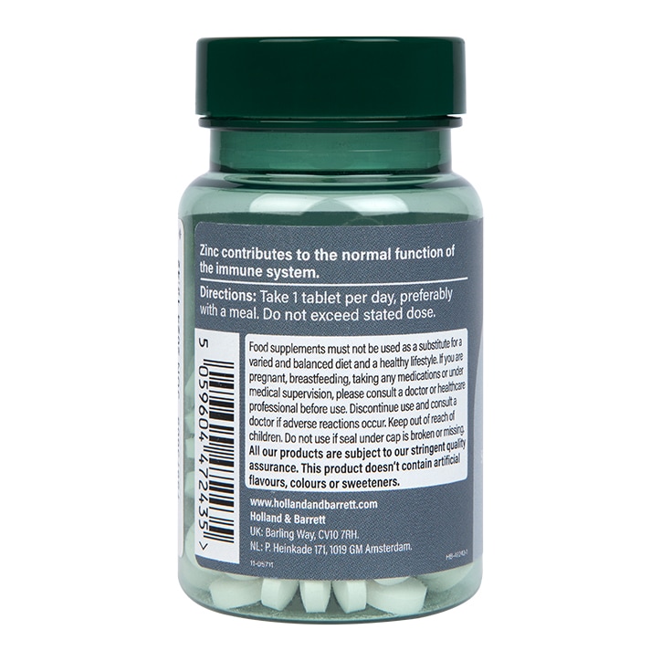 Holland & Barrett Zinc 15mg 120 Tablets